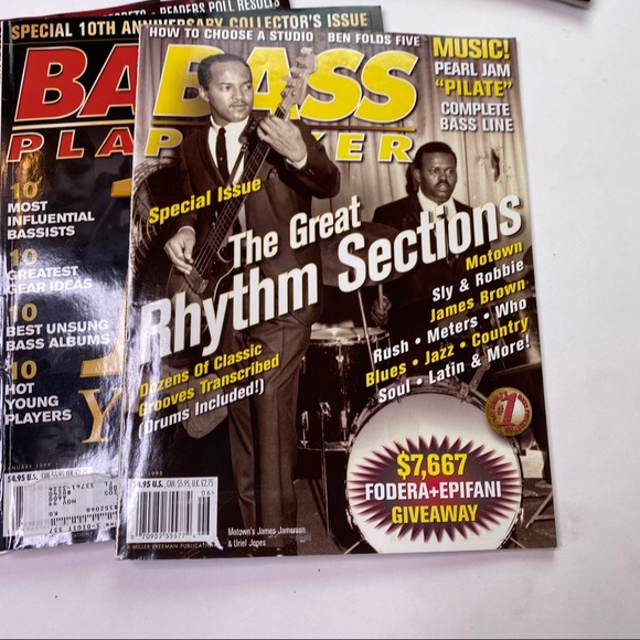 Vintage Bass Player Magazine Back Issues Musician - Picture 10 of 12